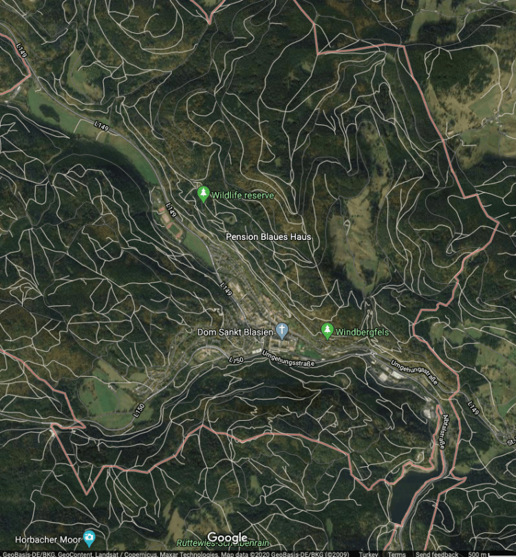 St. Blasien Orman Yolları